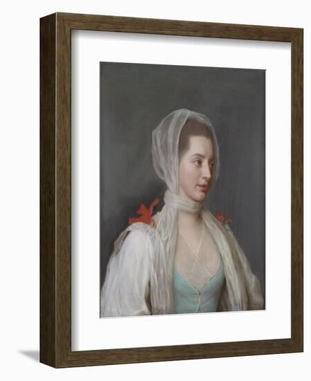 Portrait of Lady Charles Spencer-Jean-Etienne Liotard-Framed Giclee Print