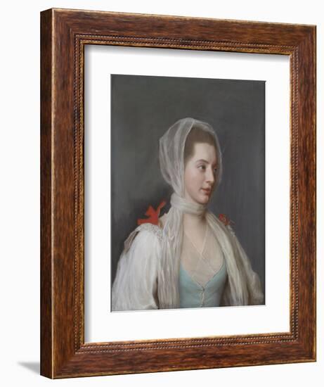 Portrait of Lady Charles Spencer-Jean-Etienne Liotard-Framed Giclee Print