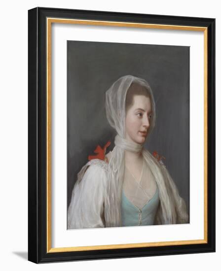 Portrait of Lady Charles Spencer-Jean-Etienne Liotard-Framed Giclee Print