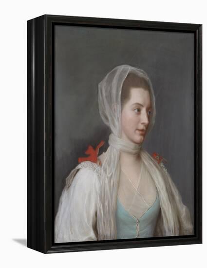 Portrait of Lady Charles Spencer-Jean-Etienne Liotard-Framed Premier Image Canvas