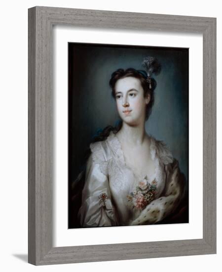 Portrait of Lady Dorothy Boyle, Countess of Euston-George Knapton-Framed Giclee Print