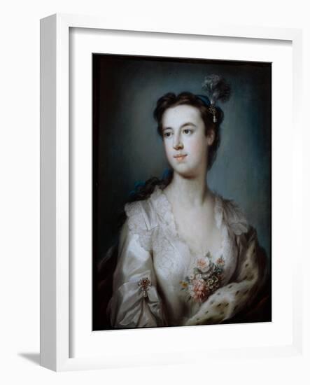 Portrait of Lady Dorothy Boyle, Countess of Euston-George Knapton-Framed Giclee Print