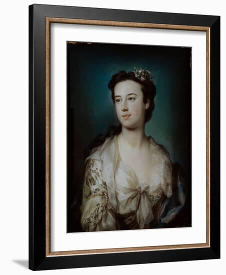 Portrait of Lady Dorothy Boyle, Countess of Euston-George Knapton-Framed Giclee Print