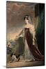 Portrait of Lady Eleanor Egerton, C.1820-Alfred-edward Chalon-Mounted Giclee Print