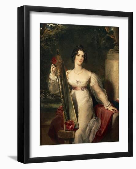 Portrait of Lady Elizabeth Conyngham-Thomas Lawrence-Framed Giclee Print