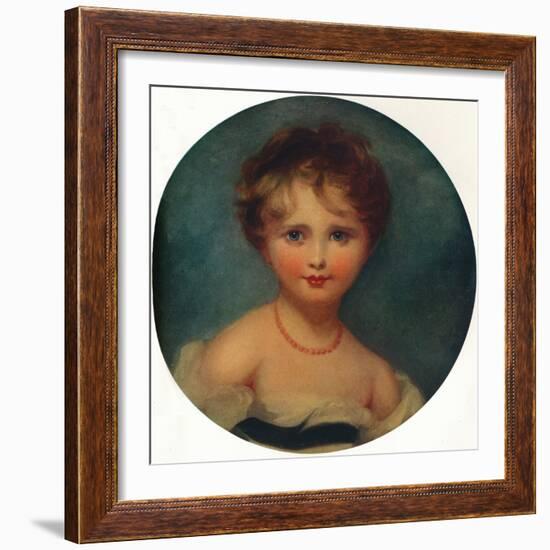 Portrait of Lady Emily Cowper, C1815, (1913)-Thomas Lawrence-Framed Giclee Print