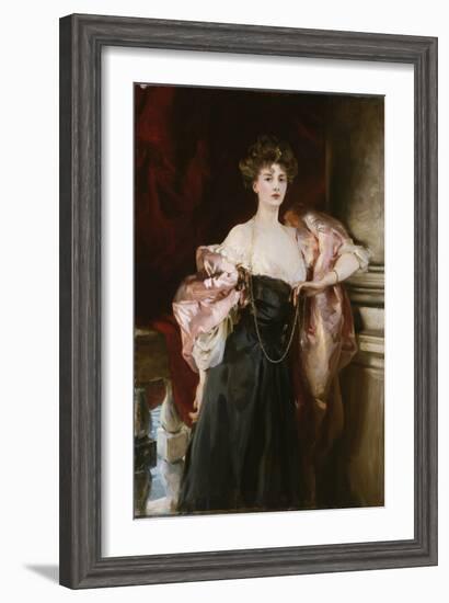 Portrait of Lady Helen Vincent, Viscountess D'Abernon, 1904-John Singer Sargent-Framed Giclee Print