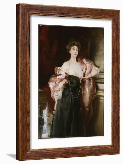 Portrait of Lady Helen Vincent, Viscountess D'Abernon, 1904-John Singer Sargent-Framed Giclee Print