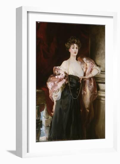 Portrait of Lady Helen Vincent, Viscountess D'Abernon, 1904-John Singer Sargent-Framed Giclee Print