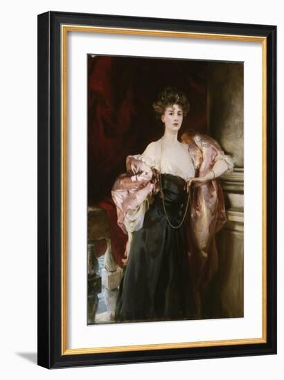 Portrait of Lady Helen Vincent, Viscountess D'Abernon, 1904-John Singer Sargent-Framed Giclee Print