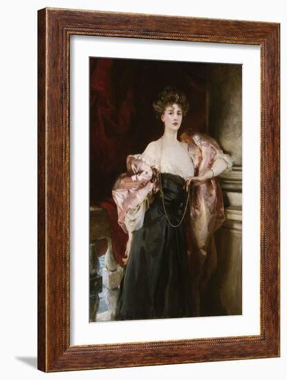 Portrait of Lady Helen Vincent, Viscountess D'Abernon, 1904-Soren Emil Carlsen-Framed Giclee Print