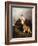 Portrait of Lady Margaret Douglas-Home with a Shetland Pony and a Collie-John Emms-Framed Giclee Print