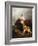 Portrait of Lady Margaret Douglas-Home with a Shetland Pony and a Collie-John Emms-Framed Giclee Print