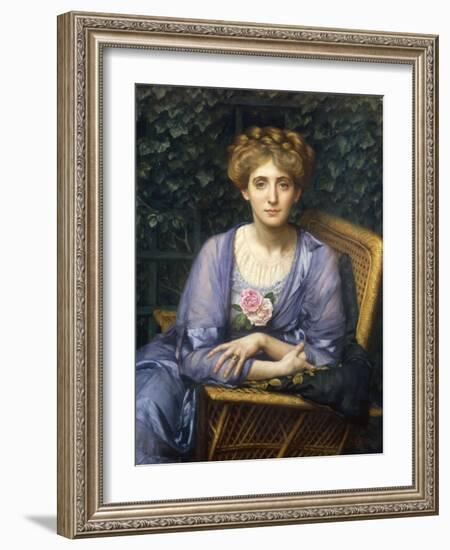 Portrait of Lady Markham-Edward John Poynter-Framed Giclee Print