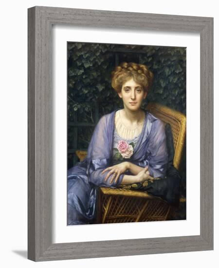 Portrait of Lady Markham-Edward John Poynter-Framed Giclee Print