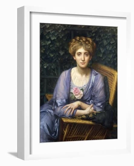 Portrait of Lady Markham-Edward John Poynter-Framed Giclee Print