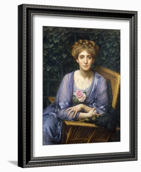 Portrait of Lady Markham-Edward John Poynter-Framed Giclee Print