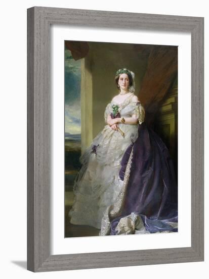 Portrait of Lady Middleton (1824-1901), 1863-Franz Xaver Winterhalter-Framed Giclee Print