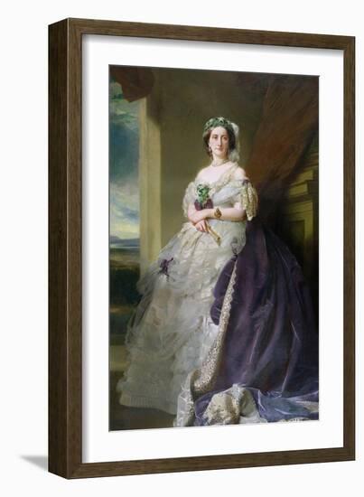 Portrait of Lady Middleton (1824-1901), 1863-Franz Xaver Winterhalter-Framed Giclee Print