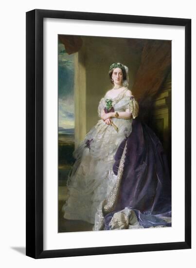 Portrait of Lady Middleton (1824-1901), 1863-Franz Xaver Winterhalter-Framed Giclee Print