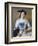 Portrait of Lady Tyrell-Jean-Etienne Liotard-Framed Giclee Print