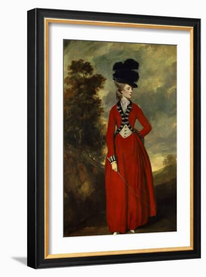 Portrait of Lady Worsley-Joshua Reynolds-Framed Giclee Print