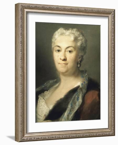 Portrait of Lady-Rosalba Carriera-Framed Giclee Print