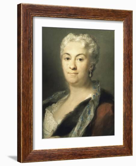 Portrait of Lady-Rosalba Carriera-Framed Giclee Print