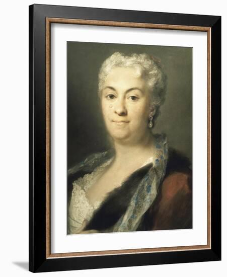 Portrait of Lady-Rosalba Carriera-Framed Giclee Print