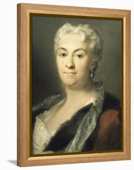 Portrait of Lady-Rosalba Carriera-Framed Premier Image Canvas