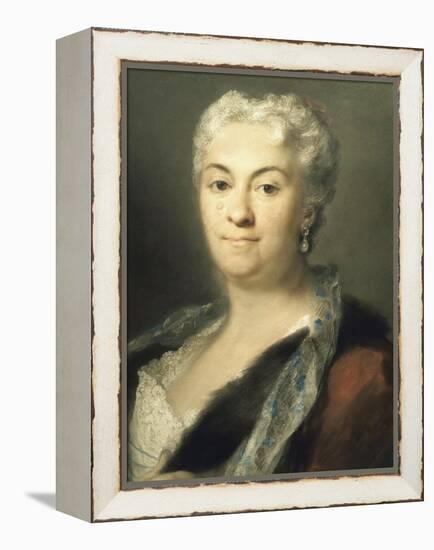 Portrait of Lady-Rosalba Carriera-Framed Premier Image Canvas