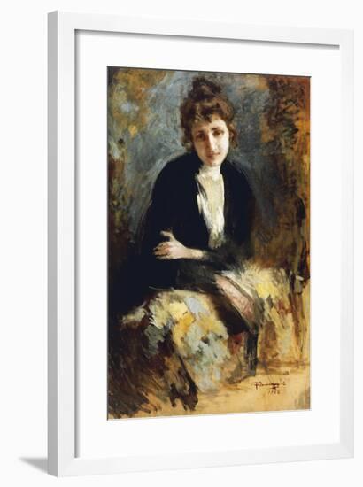 Portrait of Lady-Federico Quarenghi-Framed Giclee Print