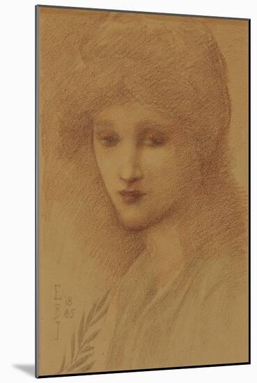 Portrait of Laura Lyttelton-Edward Burne-Jones-Mounted Giclee Print