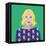 Portrait of Lauren Laverne-Claire Huntley-Framed Premier Image Canvas