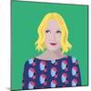 Portrait of Lauren Laverne-Claire Huntley-Mounted Giclee Print