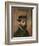 Portrait of Leon Bonnat, 1862-Edgar Degas-Framed Giclee Print