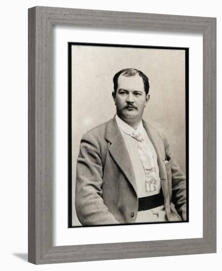 Portrait of Leon Gandillot (1862-1912), French writer-French Photographer-Framed Giclee Print