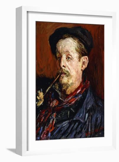 Portrait of Leon Peltier, 1879-Claude Monet-Framed Giclee Print