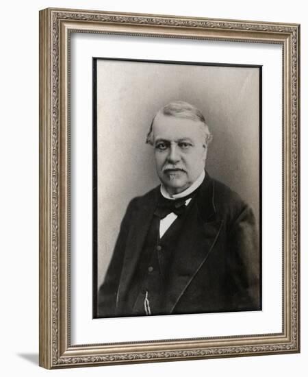 Portrait of Leon Say (1826-1896), French statesman and economist-French Photographer-Framed Giclee Print