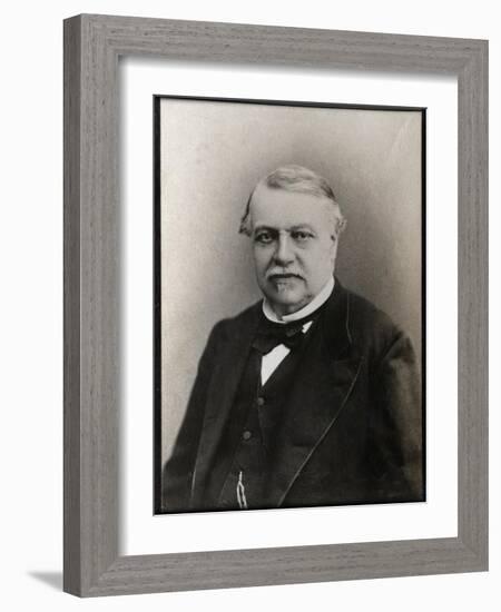 Portrait of Leon Say (1826-1896), French statesman and economist-French Photographer-Framed Giclee Print