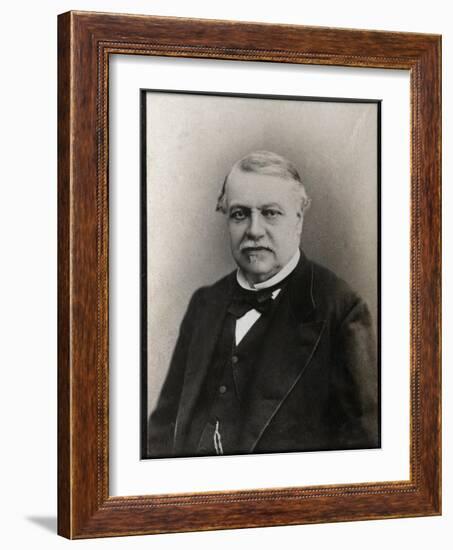 Portrait of Leon Say (1826-1896), French statesman and economist-French Photographer-Framed Giclee Print