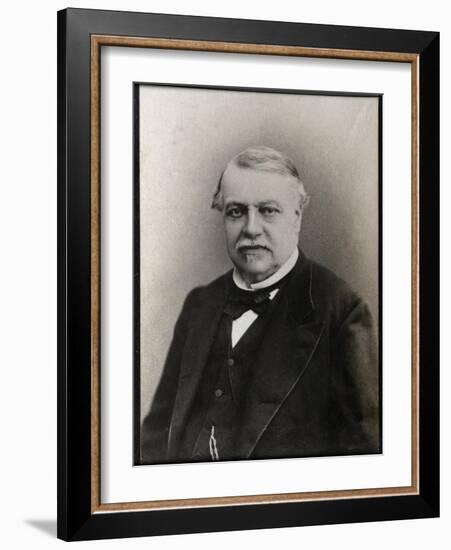 Portrait of Leon Say (1826-1896), French statesman and economist-French Photographer-Framed Giclee Print