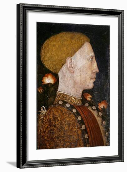 Portrait of Leonello D'este by Pisanello-null-Framed Photographic Print