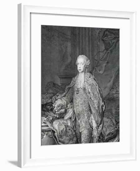 Portrait of Leopold II, Grand Duke of Tuscany-null-Framed Giclee Print