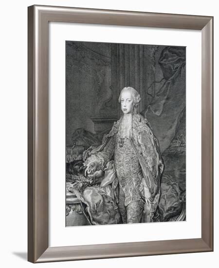 Portrait of Leopold II, Grand Duke of Tuscany-null-Framed Giclee Print