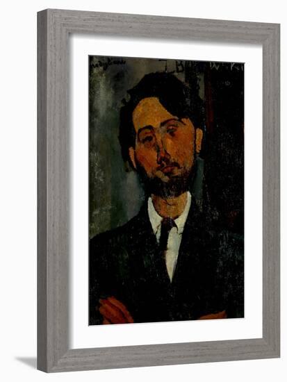 Portrait of Léopold Zborowski, 1916-Amedeo Modigliani-Framed Giclee Print
