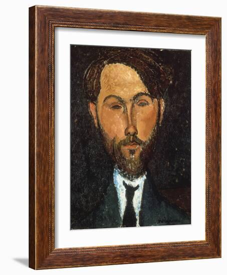 Portrait of Leopold Zborowski, 1917-Amedeo Modigliani-Framed Giclee Print