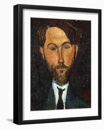 Portrait of Leopold Zborowski, 1917-Amedeo Modigliani-Framed Giclee Print