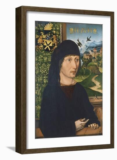 Portrait of Levinus Memminger, Ca 1485-Michael Wolgemut-Framed Giclee Print