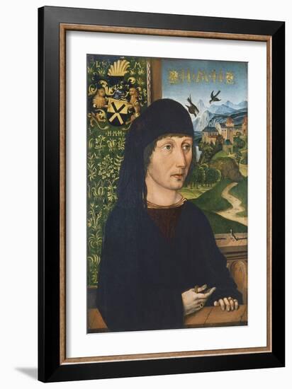 Portrait of Levinus Memminger, Ca 1485-Michael Wolgemut-Framed Giclee Print